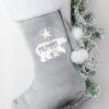 Polar Bear Luxury Silver Grey Stocking