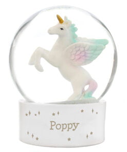 Unicorn Name Snow Globe