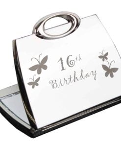 16th Butterfly Handbag Compact Mirror