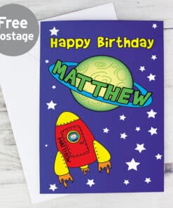 Personalised Space Card