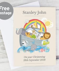 Personalised Noah's Ark Card