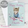 Personalised Rachael Hale Cute Kitten Card
