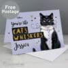Personalised Rachael Hale Youre the Cats Whiskers Card