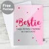 Personalised #Bestie Card