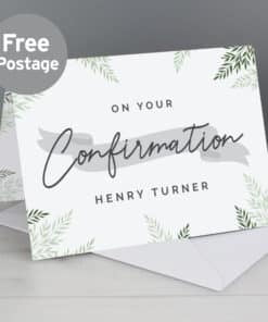 Personalised Confirmation Card