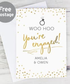 Personalised Engagement Card