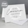 Personalised Truly Blessed First Holy Communion Card