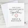Personalised Our 1st Valentine's Day Card