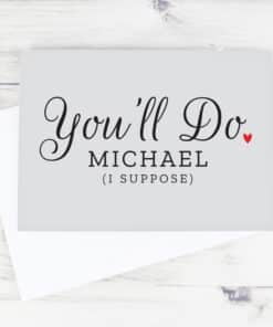 Personalised You'll Do Card