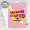 Personalised Wonder WoMum Card