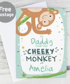 Personalised From Your Cheeky Monkey Card