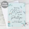 Personalised You're Like A Mum To Me Card