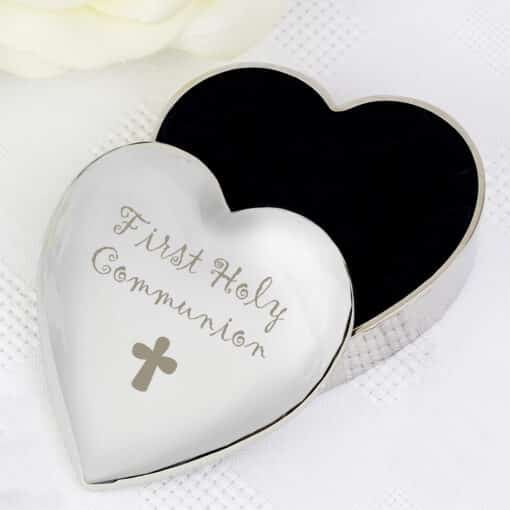 1st Holy Communion Heart Trinket Box