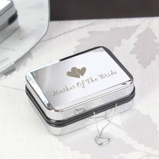 Mother Of Bride Heart Necklace Box