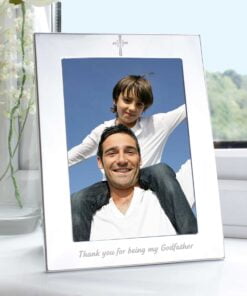 Silver 5x7 Godfather Photo Frame