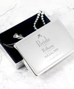Personalised Decorative Wedding Bride Jewellery Box