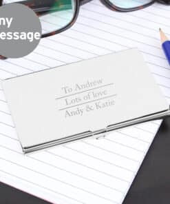 Personalised Classic Business Card Holder
