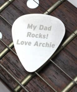 Personalised Silver Plectrum