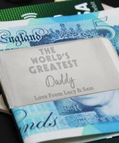 Personalised 'World's Greatest' Money Clip