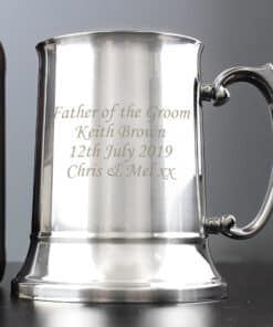 Personalised Stainless Steel Tankard