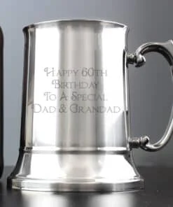 Personalised Bold Message Stainless Steel Tankard