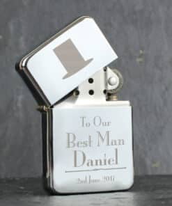 Personalised Decorative Wedding Best Man Lighter