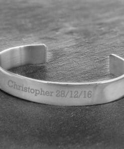 Personalised Stainless Steel Bangle