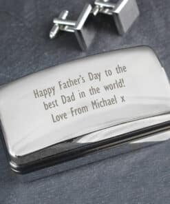 Personalised Cufflink Box