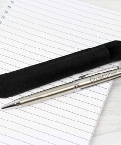 Personalised Classic Pen and Pouch Set