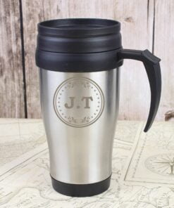 Personalised Monogram Travel Mug
