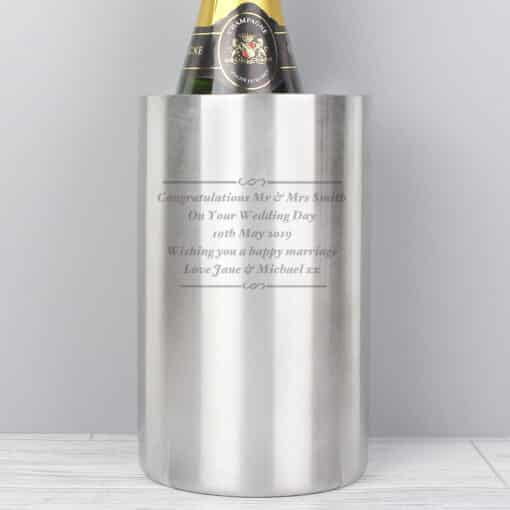 Personalised Any Message Wine Coolers