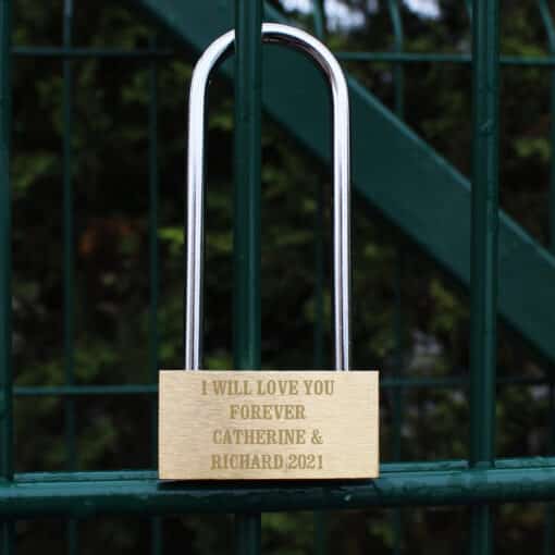 Personalised Any Message Padlock