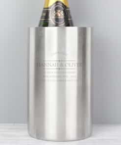 Personalised Diamond Wine Cooler