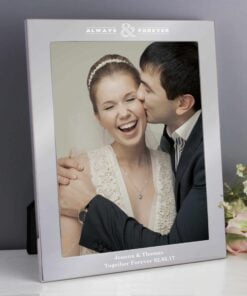 Personalised Always & Forever 8x10 Silver Photo Frame