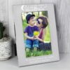 Personalised To the Moon and Back... 4x6 Silver Photo Frame
