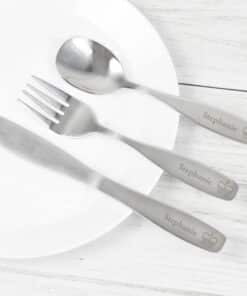 Personalised 3 Piece Princess Cutlery Set