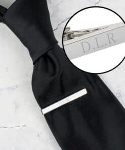 Personalised Initials Tie Clip