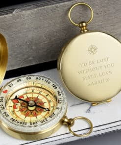 Personalised Free Text Keepsake Compass