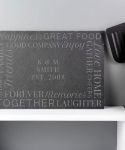 Personalised 'Together' Slate Placemat
