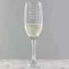 Personalised Any Message Prosecco Flute