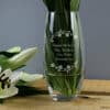 Personalised Floral Bullet Vase