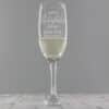 Personalised Valentine's Day Flute Glass