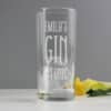 Personalised Gin & Tonic Hi Ball Glass