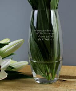 Personalised Tapered Bullet Vase