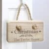Personalised Christmas Wooden Sign