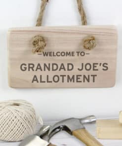 Personalised Welcome To... Wooden Sign