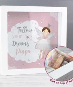 Personalised Fairy Princess Fund and Keepsake Box