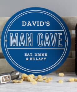 Personalised Man Cave Heritage Plaque