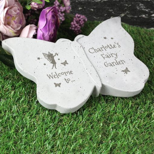 Personalised Fairy Garden Butterfly Ornament