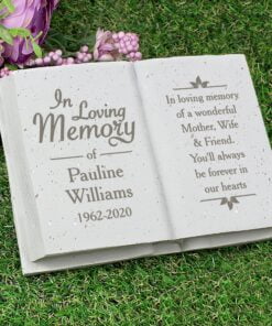 Personalised In Loving Memory Memorial Book